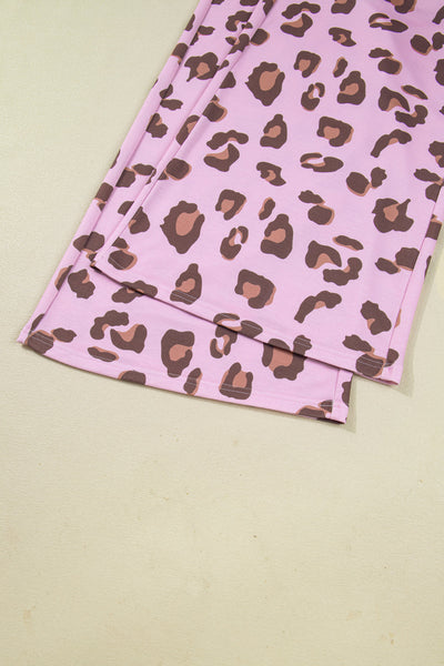 Women's Leopard Print Loose-Fit Trousers - Trendy Casual Pants for Effortless Chic Style and Comfort