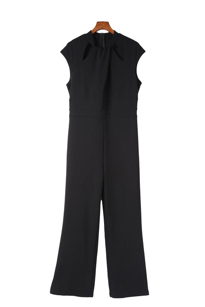 Ruffled Sleeveless Elegant Jumpsuit