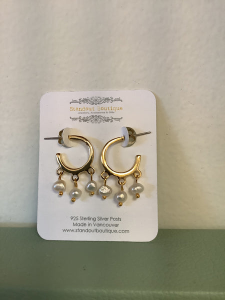 Standout Boutique London Gold Earrings