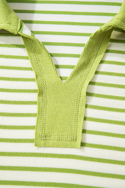 Trendy Women's Striped Two-Piece Casual Outfit Set - Comfortable Fit in Stylish Colors for Effortless Everyday Wear
