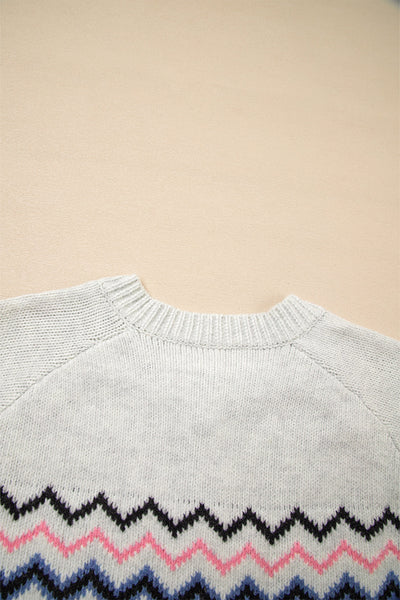 Trendy Women's Soft Knit Geometric Cardigan - Cozy Open Front Layering Piece in Stylish Patterns