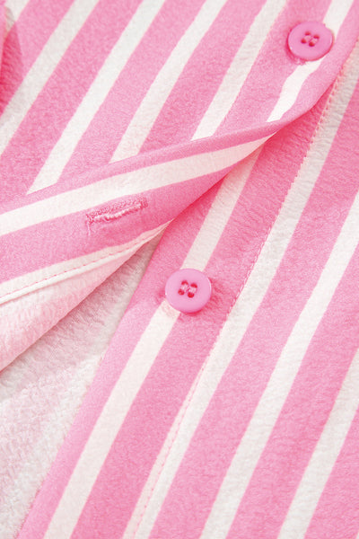 Soft Cotton Striped Pajama Set for Women - Cozy Relaxed Fit Sleepwear for Ultimate Comfort and Stylish Nights