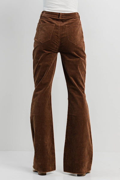 Brown Corduroy Flare