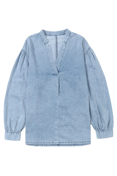 Stylish Single-Breasted Blouses with Ruffled Lapel