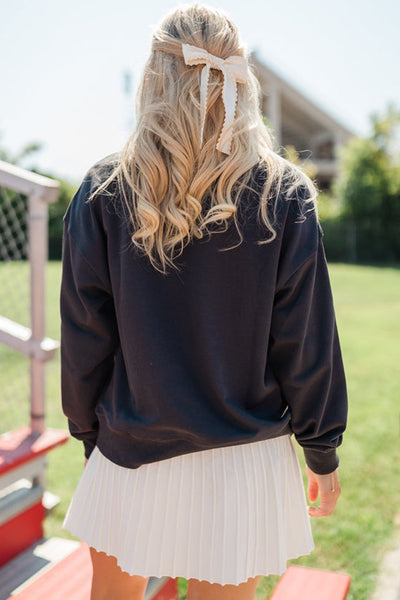 Chic Women's Comfort Fit Game Day Sweatshirt in Soft Fabric - Ideal for Sports Events and Casual Gatherings
