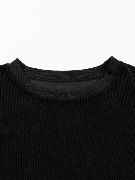 Cozy Casual Panel Solid Color Classic Blouse - Bishop Shirt Closed Scoop Queen Anne Blouse