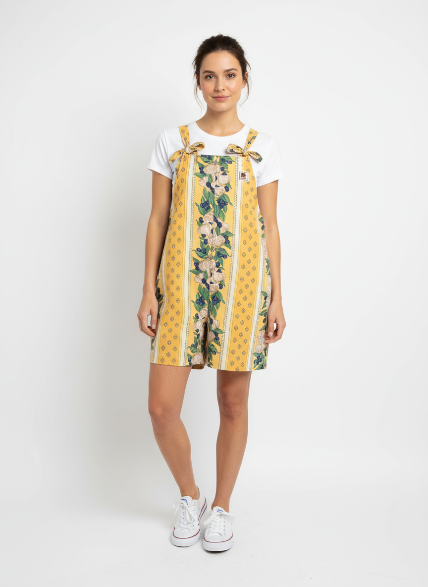 Butterflies in Ballgowns Garlic and Olive Short Overalls