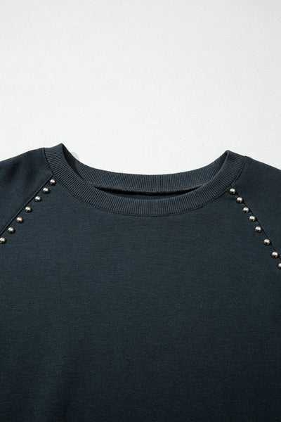 Stylish Women's Black Pullover Sweater - Cozy Fit for Casual Outings & Everyday Comfort