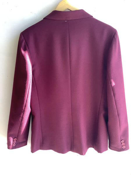 Vintage Burgundy Blazer