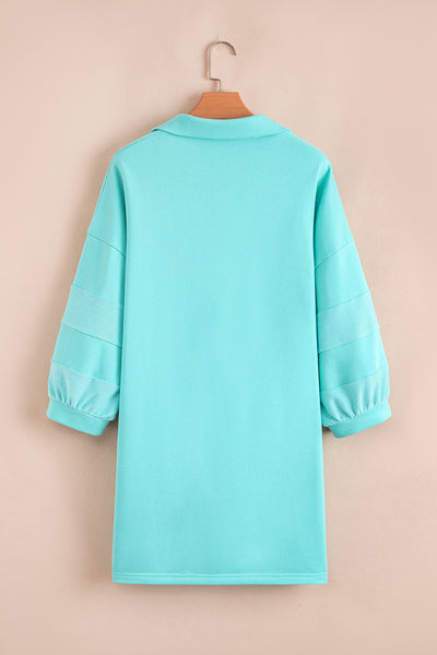 Trendy Oversized Cozy Mini Dress for Women - Ideal Sweatshirt Style for Casual Outings and Effortless Layering