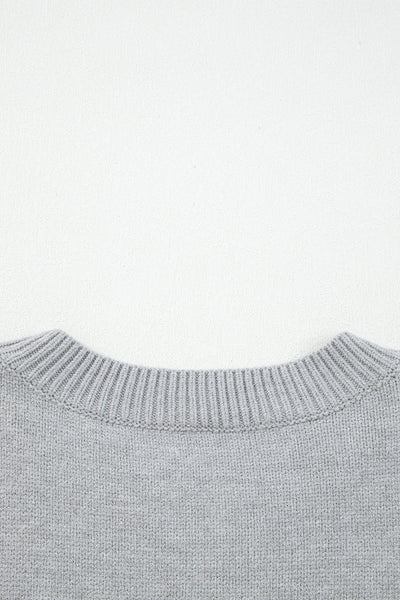 Cozy Women's Western Graphic Sweater - Trendy Casual Knit for Effortless Everyday Style in Soft Neutral Tones