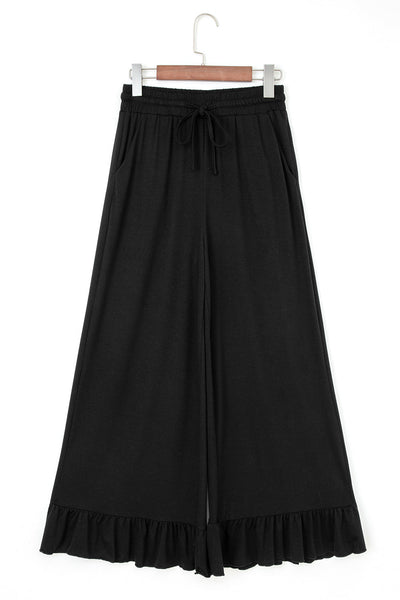 Stylish Women's Wide Leg Pants in Trendy Colors - Comfortable Fit for Effortless Casual and Chic Looks