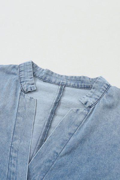 Stylish Single-Breasted Blouses with Ruffled Lapel