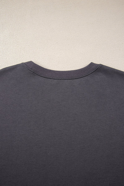 Women's Varsity Striped Sweatshirt in Cozy Cotton Blend - Casual Fit, Trendy Style for Effortless Everyday Wear