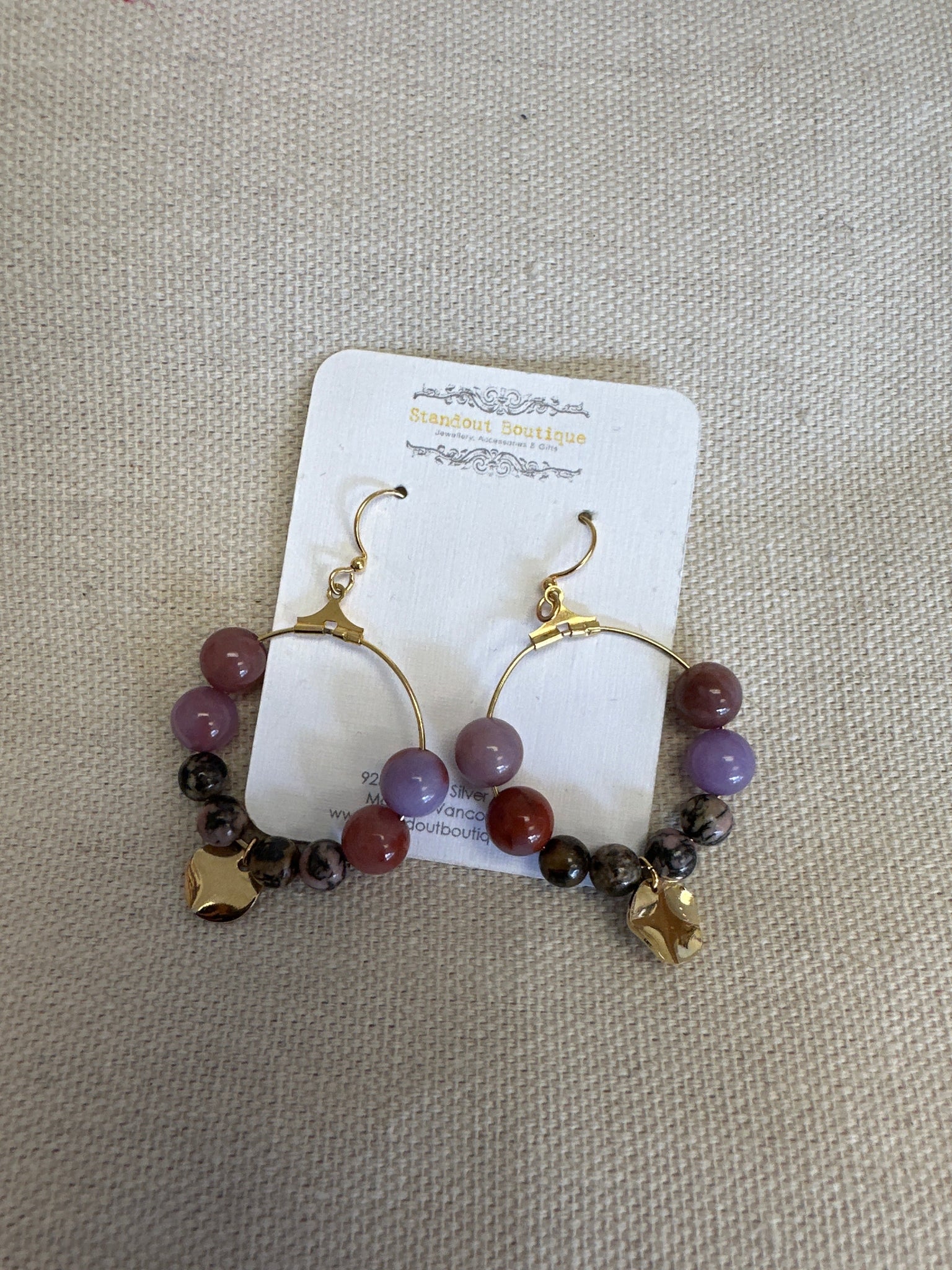 Standout Boutique Alexandrite Stone Dangle Earrings