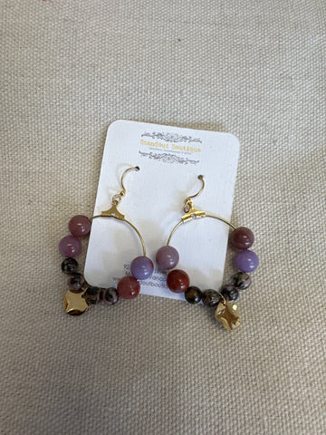 Standout Boutique Alexandrite Stone Dangle Earrings