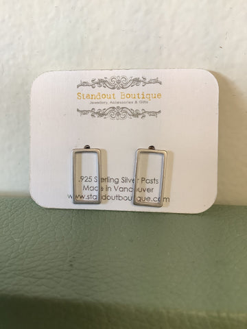 Standout Boutique Silver Neds Studs