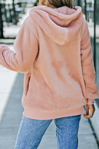 Cozy Women's Plush Pullover Sweatshirt - Soft, Relaxed Fit for Casual Outings & Lounging Year-Round