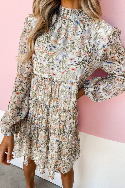 Vibrant Floral Mini Dress for Women - Chic Summer Style, Flattering Fit for Parties and Casual Outings