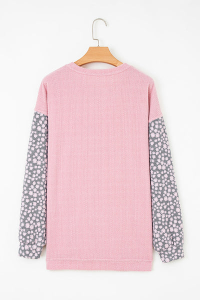 Soft Pink Women's Sweatshirt - Cozy Casual Style for Everyday Comfort and Effortless Chic Fashion