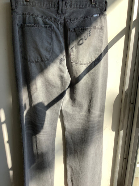Kancan Wide Leg Grey Denim