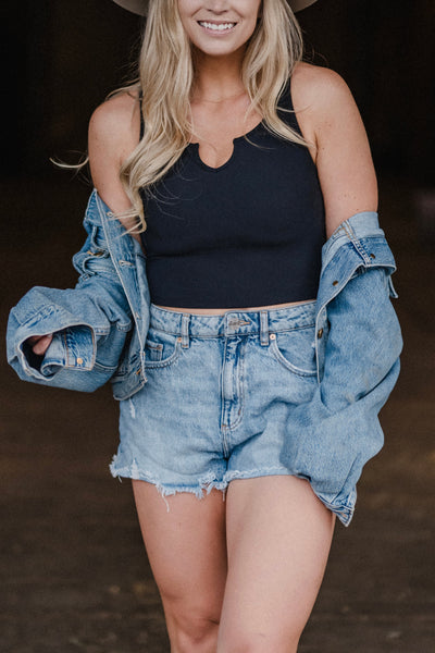 Ribbed Tank *Built in Bra