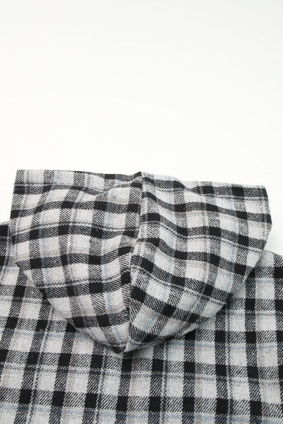 Cozy Oversized Women's Plaid Shacket Jacket - Trendy Checkered Outerwear for Stylish Fall Looks