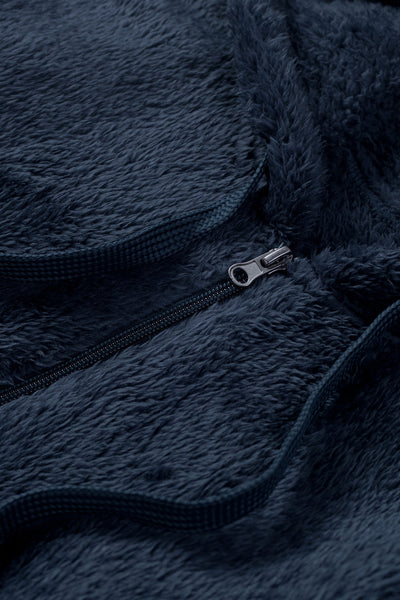 Soft Pink Fleece Hoodie for Women - Relaxed Fit and Cozy Style for Chilly Days and Casual Outings