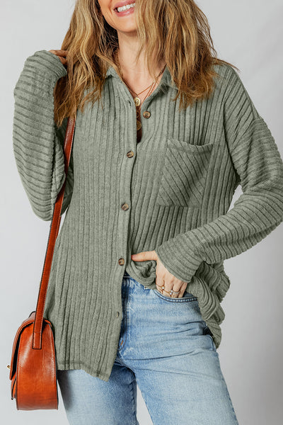 Cozy Oversized Women's Flannel Shacket - Stylish Button-Up Jacket for Casual Chic Layering in Earthy Hues