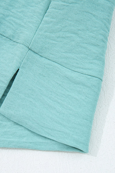Elegant Women's Lightweight Crinkle Blouse in Soft Pastel Shades - Comfortable Fit for Everyday Style and Sophistication