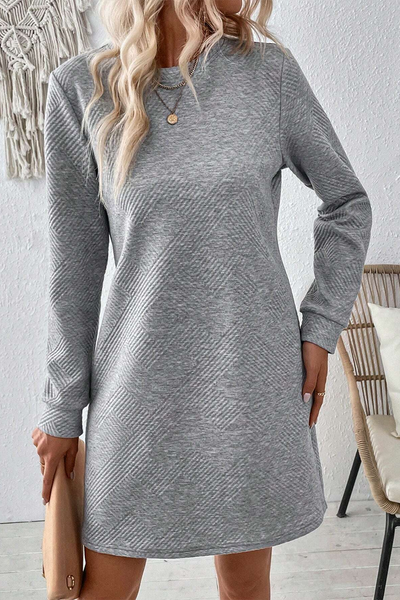 3/4 Sleeve A-line Dress