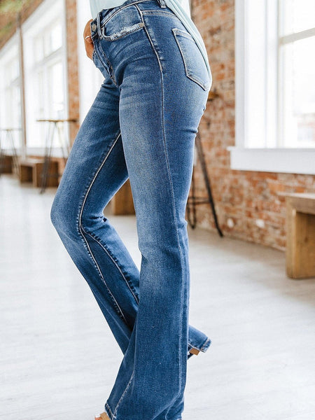 Ultimate Comfort High Stretch Bootcut Chic Denim Jeans