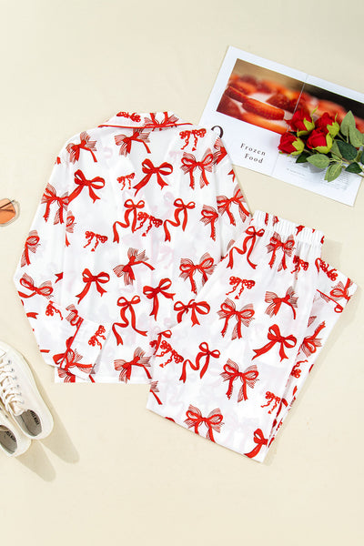 Festive Women's Holiday Pajama Set - Cozy Cotton Christmas Print, Relaxed Fit for Ultimate Comfort and Style