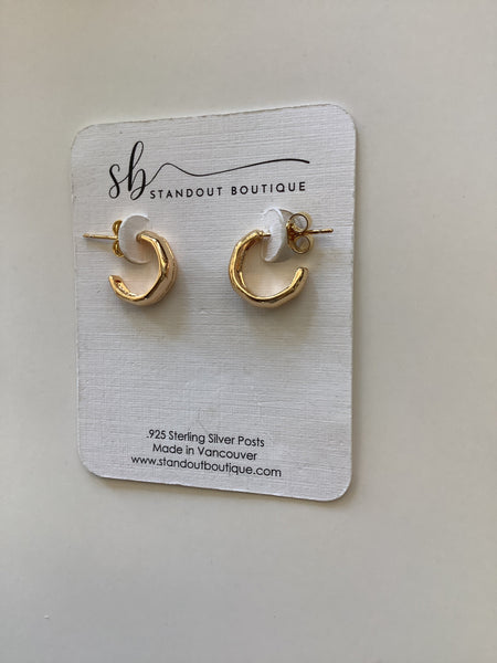 Lina Gold Earrings-Standout Boutique( Vancouver, BC)