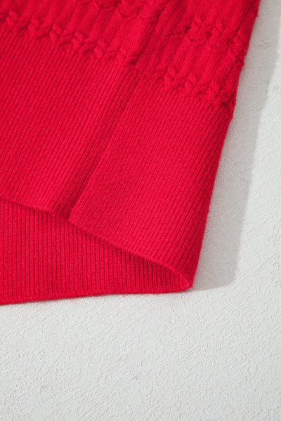Chic Women's Cozy Crew Neck Sweater in Soft Knit - Ideal for Casual Outings, Flattering Fit, Available in Trendy Colors