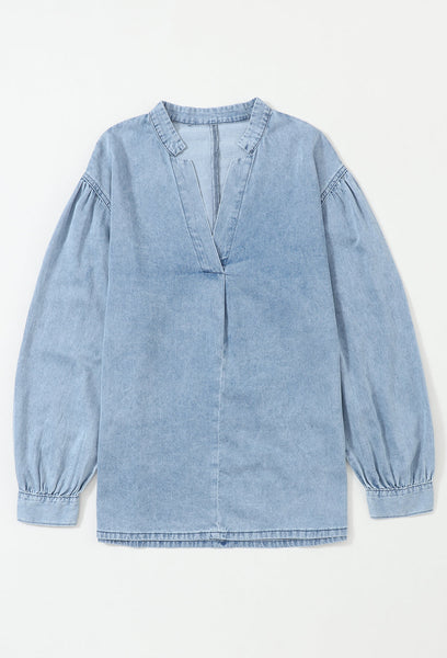 Stylish Single-Breasted Blouses with Ruffled Lapel