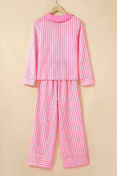 Soft Cotton Striped Pajama Set for Women - Cozy Relaxed Fit Sleepwear for Ultimate Comfort and Stylish Nights