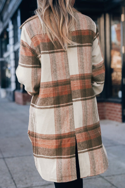 Long sleeve cardigan solid color coat long top for women