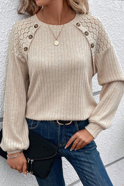 Women's Sweaters Leopard Print Color Block V-Neck Scarf Sweater