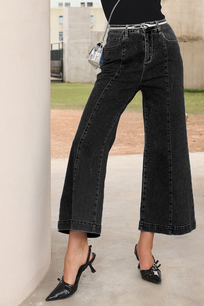 Stylish Women's Classic Blue Ankle Jeans - Comfortable Fit for Everyday Casual Wear and Effortless Style