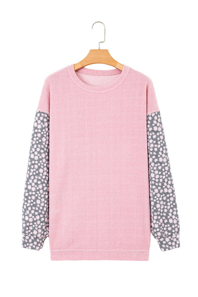 Soft Pink Women's Sweatshirt - Cozy Casual Style for Everyday Comfort and Effortless Chic Fashion