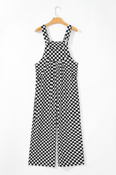 Navy Blue Women's Wide Leg Jumpsuit - Flattering Fit for Casual or Dressy Summer Events, Stylish and Comfortable