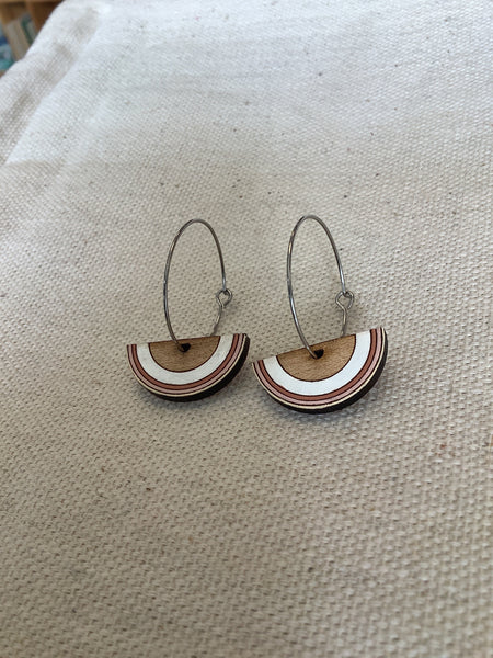 Sick Chick Half Moon Dangle Earrings