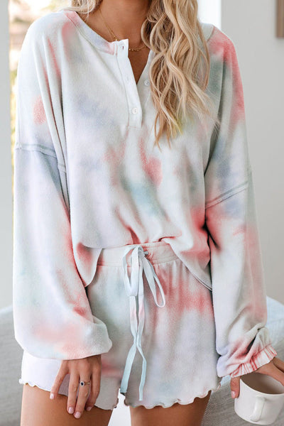 Floral Print Layered Sleeve Mini Dress