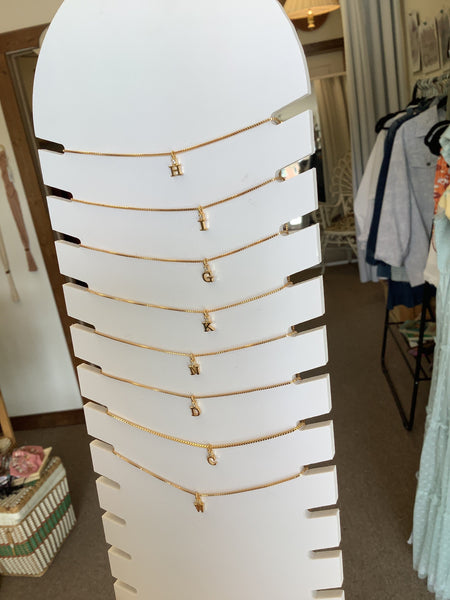 Standout Boutique Gold N Letter Pendant Necklace
