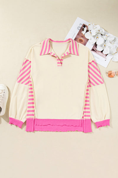 Trendy Plus Size Women's Cozy Sweatshirt Comfortable Fit for Casual Style in Soft Fabric for Everyday Wear