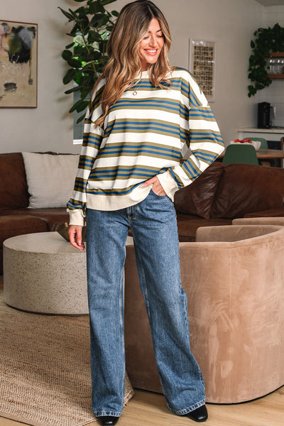 Soft Fabric Cozy Women's Casual Pullover Sweatshirt - Everyday Comfort with Relaxed Fit and Stylish Design