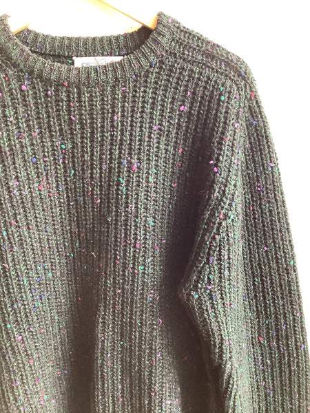 Vintage 80s 100% Wool Fleck Sweater