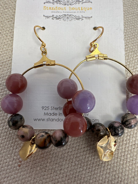 Standout Boutique Alexandrite Stone Dangle Earrings