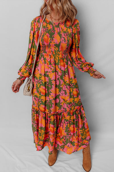 Bohemian Floral Maxi Dress for Women - Flowy Summer Style, Perfect for Casual Outings and Special Events